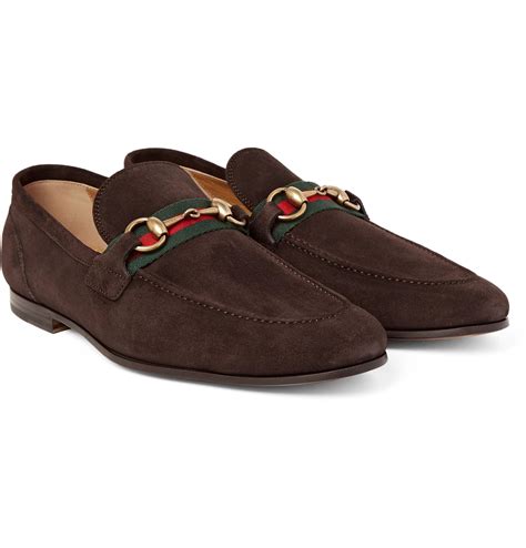 gucci lug sole loafer brown suede|gucci horsebit loafers platform.